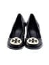 Tory Burch 100% Leather Black Heels Size 7 - photo 2