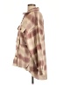 Talula Plaid Brown Coat Size L - photo 5