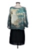 M.S.S.P. 100% Polyester Tie-dye Teal Casual Dress Size XS - photo 2