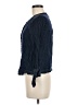 Wrap Blue Long Sleeve Blouse Size 6 - photo 5