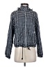 Daytrip 100% Polyester Checkered-gingham Blue Windbreaker Size XS - photo 1