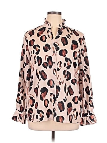 ELOQUII Long Sleeve Blouse (view 1)