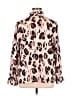 ELOQUII 100% Polyester Animal Print Pink Long Sleeve Blouse Size 16 Plus - photo 2