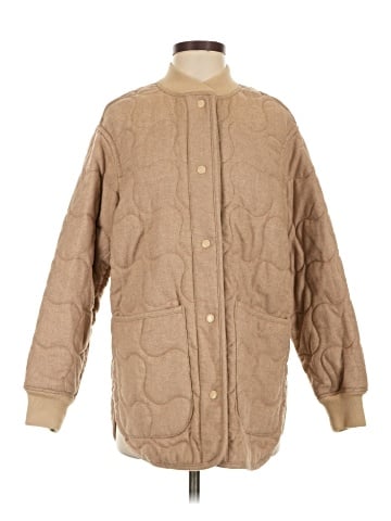 Madewell Quilted Oversized Bomber Jacket (view 1)