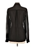 MICHAEL Michael Kors 100% Polyvinylchloride Stars Black Long Sleeve Blouse Size L - photo 2