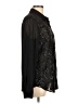 MICHAEL Michael Kors 100% Polyvinylchloride Stars Black Long Sleeve Blouse Size L - photo 4