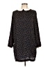 Zara Basic 100% Polyester Polka Dots Blue Casual Dress Size L - photo 1