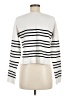 Bobeau Stripes White Pullover Sweater Size M - photo 2