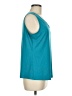Susan Graver Teal Sleeveless Blouse Size M - photo 4