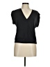 Veronica M. Black Short Sleeve Top Size M - photo 1
