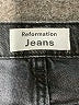 Reformation Jeans Chevron-herringbone Black Jeans Size 24 waist - photo 7