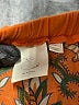 E by Eloise Paisley Orange Casual Pants Size M - photo 7