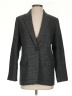 Ann Taylor LOFT Outlet Houndstooth Gray Blazer Size 4 Petite - photo 1