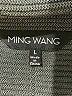 MING WANG Plaid Gray Black Blazer Size L - photo 6