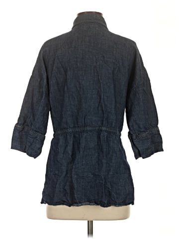 Zara 3/4 Sleeve Button-Down Shirt (view 2)
