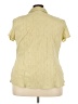 Faded Glory Yellow Short Sleeve Blouse Size 3X - photo 2