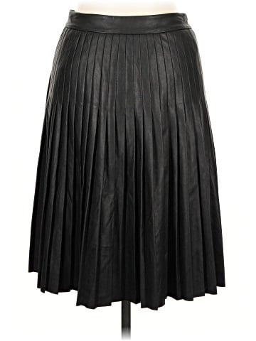 Rebecca Taylor Faux Leather Skirt (view 2)