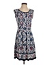 Max Studio Paisley Blue Casual Dress Size S - photo 1