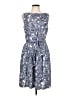 Anne Klein Paisley Blue Casual Dress Size 10 - photo 1