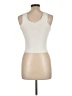 Marled Ivory Sleeveless Top Size L - photo 2