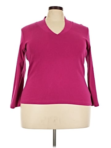 Liz Claiborne 3/4 Sleeve T-Shirt (view 1)