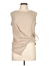 Active 100% Polyester Tan Sleeveless Blouse Size L - photo 1