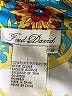 Fred David 100% Polyester Paisley Yellow Long Sleeve Blouse Size 10 - photo 7