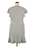 MICHAEL Michael Kors Print Gray Casual Dress Size 3X - photo 2