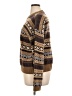 Romwe 100% Acrylic Print Brown Pullover Sweater Size L - photo 5