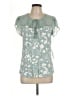 Daniel Rainn Teal Short Sleeve Blouse Size M - photo 1