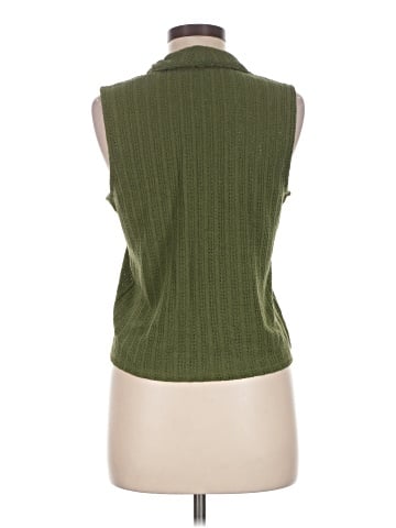 Madewell Crochet-Knit V-Neck Sweater Vest (view 2)