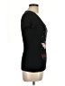 Bella Black Short Sleeve Top Size M - photo 4