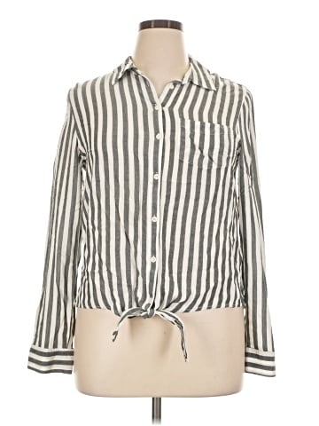 Velvet Heart Long Sleeve Button-Down Shirt (view 1)