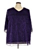 Catherines Purple 3/4 Sleeve Blouse Size 3X - photo 1
