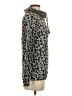 Derek Heart 100% Polyester Animal Print Gray Pullover Hoodie Size S - photo 4