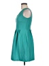 En Focus Studio Chevron-herringbone Teal Cocktail Dress Size 6 - photo 5