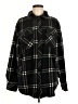Thread & Supply 100% Polyester Plaid Black Coat Size M - photo 1