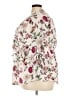 Orange Kiss 100% Polyester Floral Ivory 3/4 Sleeve Blouse Size 3X - photo 5