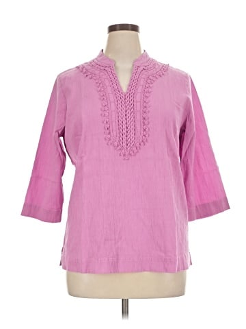Appleseeds 3/4 Sleeve Blouse (view 1)