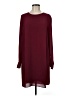 BCBGMAXAZRIA 100% Polyester Solid Burgundy Casual Dress Size M - photo 1