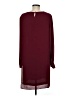 BCBGMAXAZRIA 100% Polyester Solid Burgundy Casual Dress Size M - photo 2