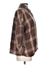 Gilli 100% Cotton Plaid Brown 3/4 Sleeve Button-Down Shirt Size L - photo 4