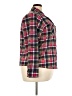 Just Be... 100% Polyester Plaid Red Long Sleeve Blouse Size 3X - photo 4