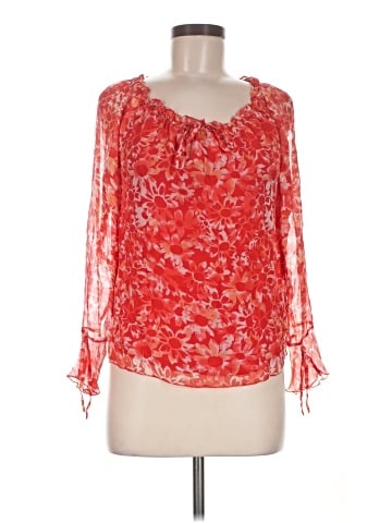 New York City Design Co. 3/4 Sleeve Silk Top (view 1)