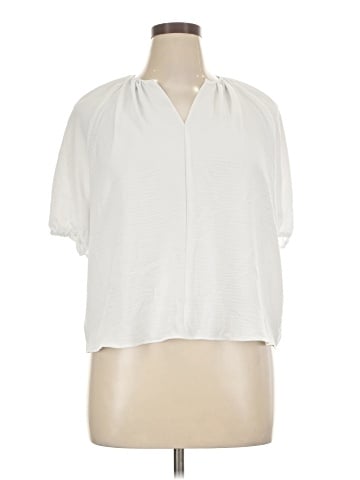 Simply Vera Vera Wang Short Sleeve Blouse (view 1)