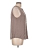 Apt. 9 100% Polyester Gray Sleeveless Blouse Size L - photo 4