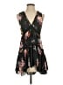Free People 100% Polyester Floral Black Casual Dress Size XS - photo 1