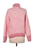 FRNCH Checkered-gingham Pink Pullover Sweater Size M - photo 2