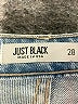 Just Black Blue Jeans Size 28 waist - photo 7