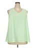 Cato 100% Polyester Green Sleeveless Blouse Size 20W - photo 1